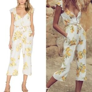 For Love & Lemons Limonada Capri Jumpsuit - Size S